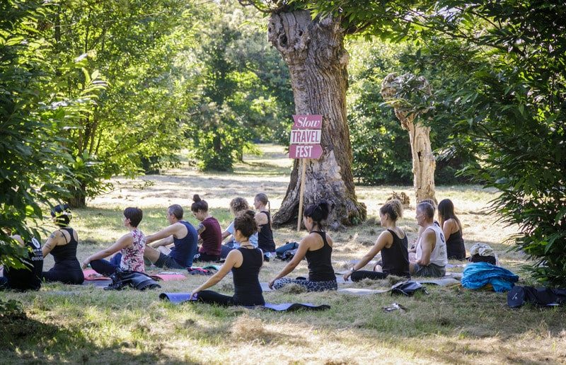 yoga per tutti nella selva
