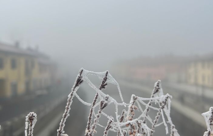 dove pedalare in caso di nebbia