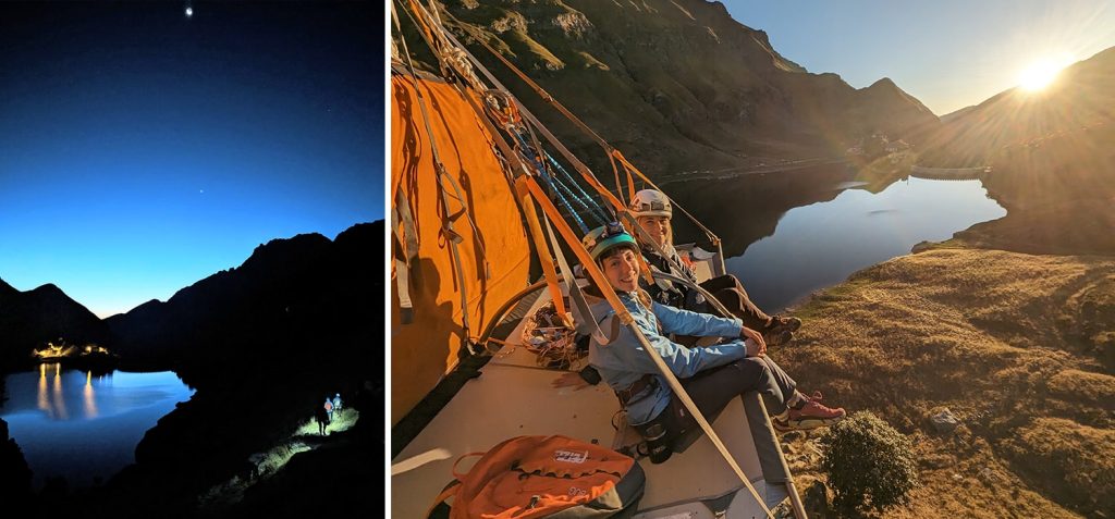 colazione sul portaledge