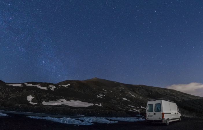 vacanze in sicilia in camper e tenda etna