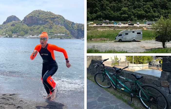 vacanze attive iseole eolie sicilia in camper e tenda
